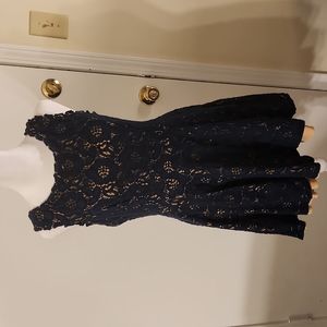 City Triangle Beautiful blue mesh dress